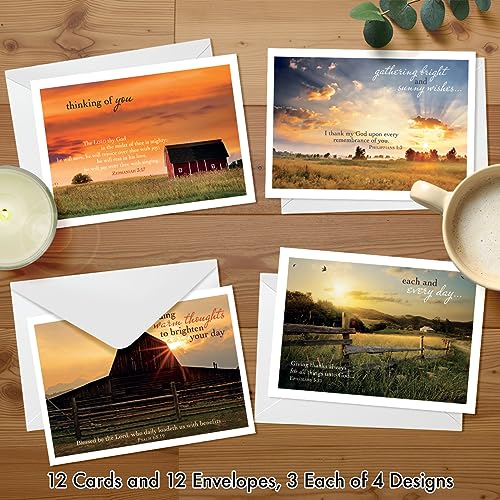 Faithfully Yours Designer Greetings Inspiring Praying for You Boxed Card | Biblical Scripture Verse, Faith Based Sentiment, Boxed Card Set, Matching Envelopes