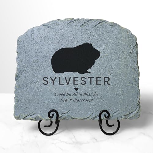 Let's Make Memories Personalized Memorial Garden Stone - Pet Silhouette - in Loving Memory - Fish - color: Fish - Silhouette