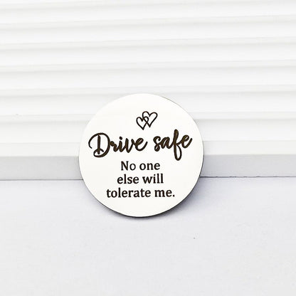 RFTWXHPN Long Distance Relationship Friendship Gifts for Women Men Pocket Hug Tokens Christmas Gift for Boyfriend Girlfriend - color: Drive Safe No One