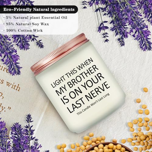 Sister in Law Gifts - Mothers Day, Christmas, Birthday, Wedding Gifts for Sister in Law - Lavender Scented Candles - color: Sister In law