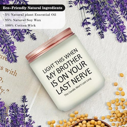 Sister in Law Gifts - Mothers Day, Christmas, Birthday, Wedding Gifts for Sister in Law - Lavender Scented Candles - color: Sister In law