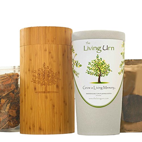The Living Urn BioUrn and Planting System. Grow a Living Memory Tree, Plant, or Flowers from a Person's Ashes. 100% Biodegradable (This Version Does not Come with a Tree Seedling)