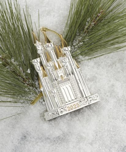 Lenox 2025 Disney Christmas Cinderella Castle Hanging Ornament - style: Cinderella Castle