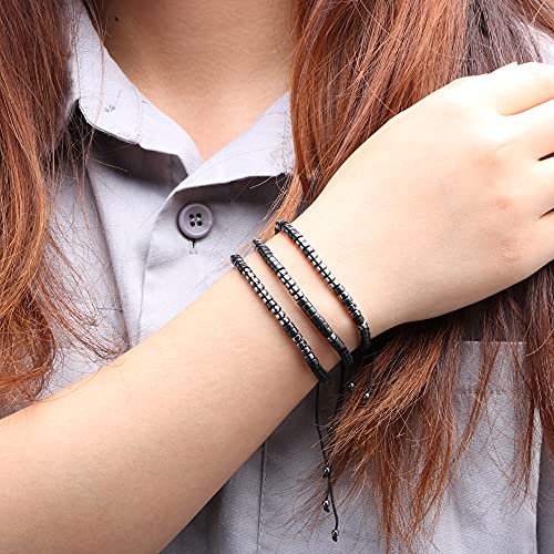 JoycuFF Inspirational Morse Code Bracelets for Men Women Mothers Day Fathers Day Birthday Christmas Gifts for Mom Mother Father Daughter Aunt Grandmother Jewelry Cord Wrap Memorial Graduation - style: You got this