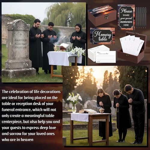 Gilprop 112 Pcs Share a Memory Cards for Celebration of Life, Dusk - style: Dusk