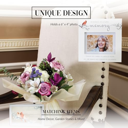 Reserved In Loving Memory - Reserved Seat Photo Frame (Holds 6" x 4" Photo) - color: White, Red, Pink, Green