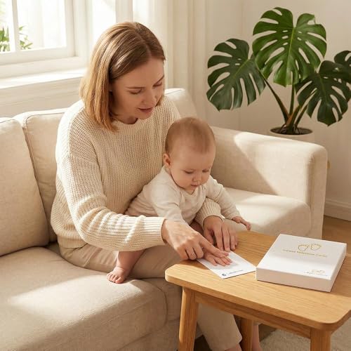 Baby Inkless Milestone Cards Hand Casting Kit Ink Print Hand and Footprint Kit Dog or Cat Pet Paw Print Kit Baby Newborn Footprint Kit Photo Album Keepsake Book Feet Stamp (White Gift Box + Album) - style: White Gift Box + Album