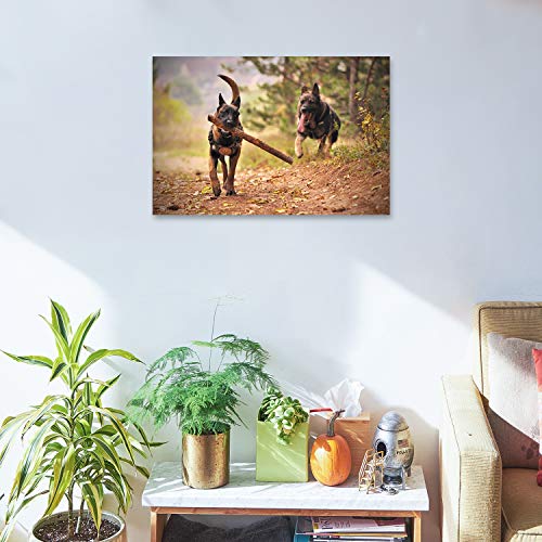 Personalized Photo to Canvas Print - Canvas Prints With Your Photos on Custom Wall Art for Bedroom, Living Room, Wedding Baby Pet Family Picture Framed Wall Art (12" W x 8" H) - size: 8"L x 12"W