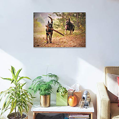 Personalized Photo to Canvas Print - Canvas Prints With Your Photos on Custom Wall Art for Bedroom, Living Room, Wedding Baby Pet Family Picture Framed Wall Art (12" W x 8" H) - size: 8"L x 12"W