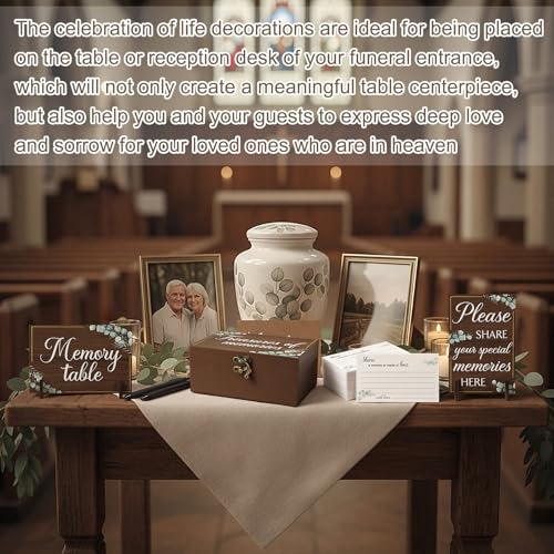 Gilprop 112 Pcs Share a Memory Cards for Celebration of Life, Leaves 2 - style: leaves2