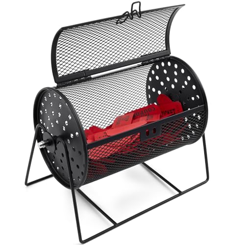 Teenyyou Raffle Drum Holds 600 Tickets, Metal Ticket Wheel Spinner with Stand, Raffle Tickets Cage for Games Events, Parties, School Drawings(Integrated Rotary,Black,7.09" X 4.72", Small) - color: Black, size: 7.09" X 4.72", Small, style: Integrated Rotar
