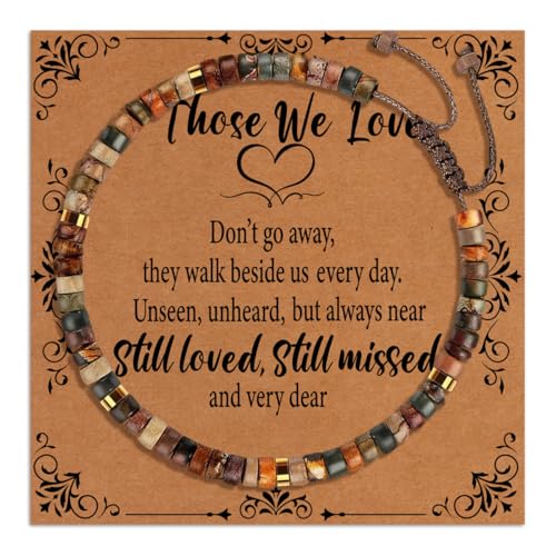 Inspirational Birthday Gifts Healing Stone Bracelets for Women Best Sister Girls - color: retirement