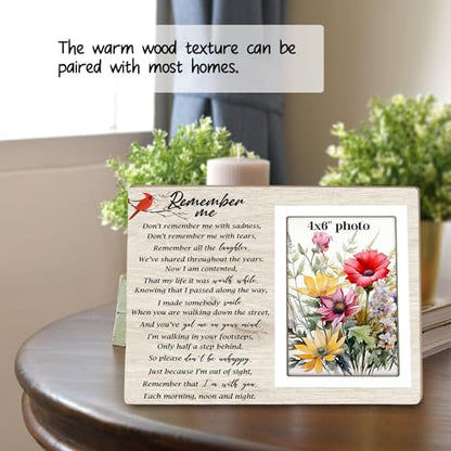 Memorial Gifts Picture Frame,Sympathy Gifts for Loss of Mom Remembrance Memorial Picture Frame, Memory of Mother, Father, Grandma, Memorial Frames for Loved One, Fits 4x6 Inches 12P142