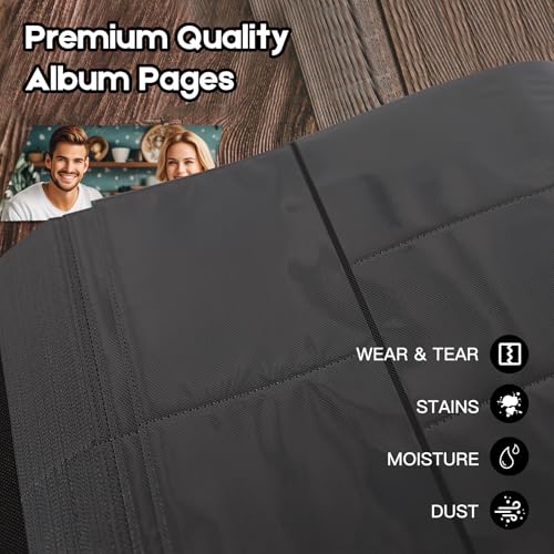 Extra Large Capacity 4x6 Photo Album, Holds 1000 Photos, Blue - color: Blue