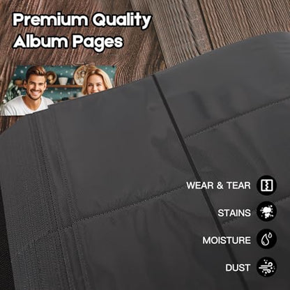 Extra Large Capacity 4x6 Photo Album, Holds 1000 Photos, Blue - color: Blue
