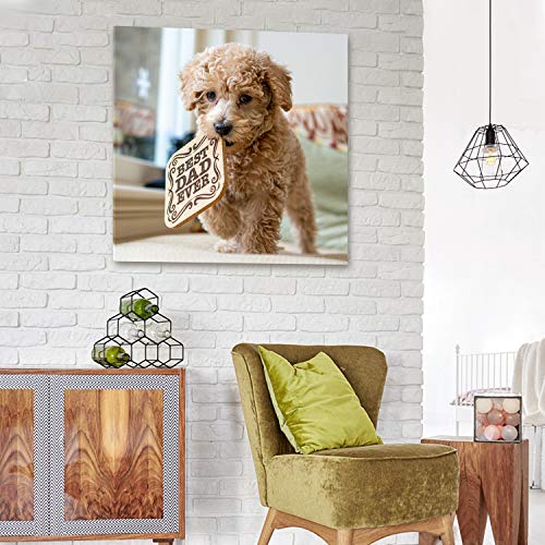 Personalized Photo to Canvas Print - Canvas Prints With Your Photos on Custom Wall Art for Bedroom, Living Room, Wedding Baby Pet Family Picture Framed Wall Art (12" W x 12" H) - size: 12"L x 12"W