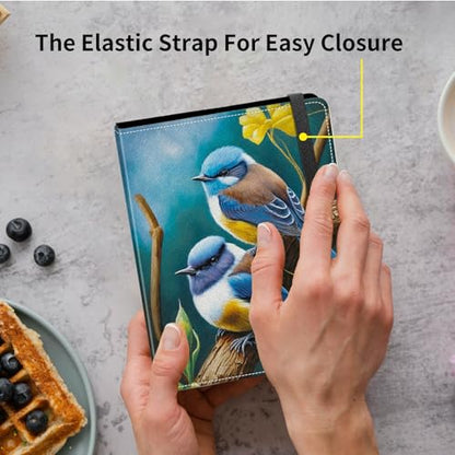 Small Photo Album 3.5x5 inch 80 Pictures PU Leather Photo Albums with Transparent Inner Pockets & Elastic Band for Wedding Boys Girl Travel Family Pictures - Flower Bird - color: Flower Bird, size: 3.5x5 Photo Album
