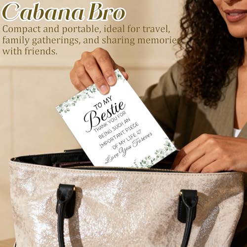 Bestie Gifts Photo Album Holds 36 4x6 Photos, Friendship Gifts for Women, to My Bestie Small Photo Album Memory Keepsake Gift for Family Graduation Travel Vacation - color: Bestie Friend