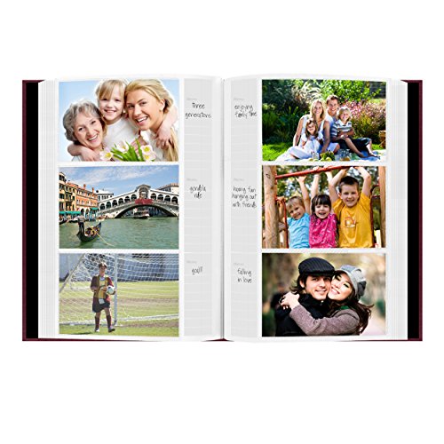 Pioneer Photo Albums Sewn Bonded Leather Bookbound 300 Pkt 4x6 Bi-Directional Photo Album, Brown, ( Pack of 1) - color: Brown, size: 4 x 6 Inch (Pack of 1), style: Photo Album