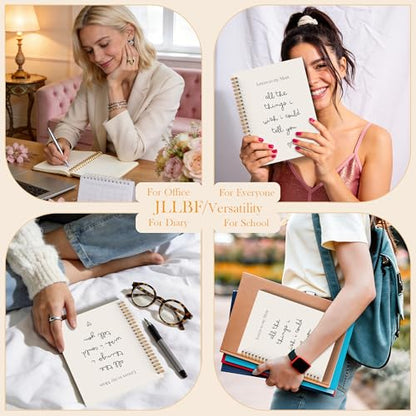 JLLBF Letters to My Mom Spiral Notebook, Grief Journal Notebooks for Loss of Mom, Sympathy Gifts for Loss of Mother, Remembrance Bereavement Gift Journal Notebook, 5.5x8.3 Inch - color: Letters To Mom 01
