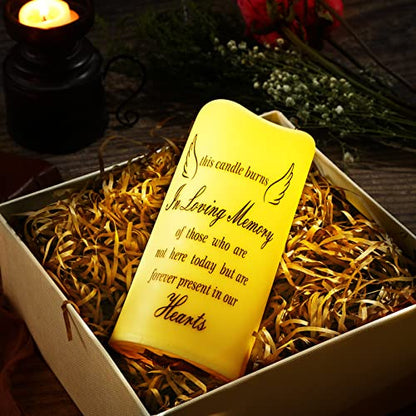 Pangda Flameless Memorial Candle with Remote Real Wax LED 3x6 in, in Heart - style: In Heart