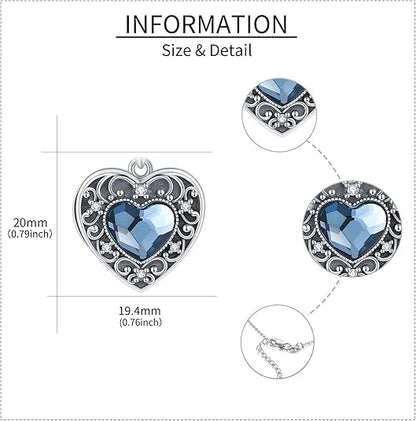 Heart Locket Necklace that Holds Pictures Memorial Jewelry Gifts