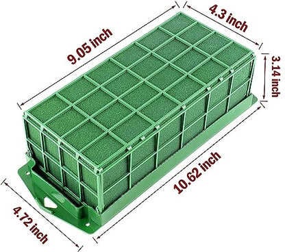 Takytao Floral Foam Cage 6 Pack, Dry Flower Cage Holders, Green Foam Cage - size: 6 pcs