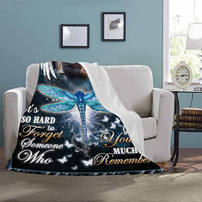 InterestPrint Custom It's so Hard to Forget Someone who gave You so Much to Remember Warm Bed Throw Blanket - color: Multi 29, size: 30 x 40 Inches