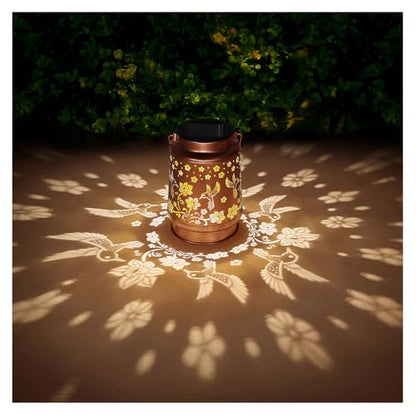 Solar Lanterns Outdoor Waterproof Hummingbird Garden Decor Birthday Gifts for Women Mom Grandma Hanging Solar Lights Metal Solar Decoration Outside for Yard,Patio,Backyard,Porch - style: A. 1 Pack Hummingbird Lantern