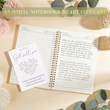Get Well Soon Gifts Set for Women Sympathy Gift Baskets for Loss of Loved One,Feel Better Inspirational Thinking of You Gift for Wife/Sister/Friend/Mom (Sage) - color: Sage