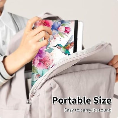 Photo Album 4x6 120 Pockets Photos with Elastic Band PU Leather Photo Books Small Mini Capacity Picture Album for Family Wedding Anniversary Baby Vacation Pictures,Art Watercolor Hummingbird - color: Art Watercolor Hummingbird