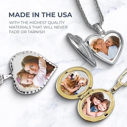 Oval w/Diamond Cut Edge Custom Photo Engraved Pendant - in Solid 14K, 10k, Yellow, White, Or Sterling Silver - color: Solid 10K White Gold With Engraving, size: 1 x 1-1/4 Inch