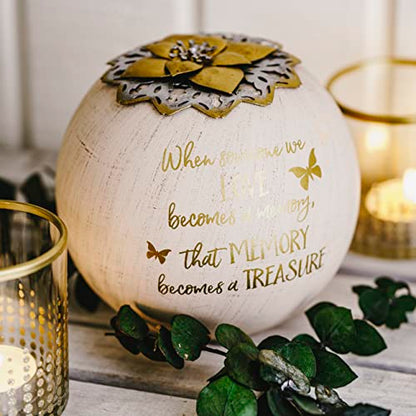 Pavilion - When Someone We Love Becomes A Memory, that Memory Becomes A Treasure - Round 5 Inch Tealight Candle Holder