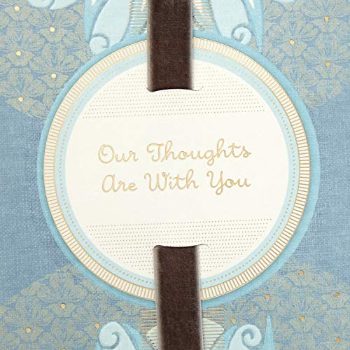 Hallmark Sympathy Card from All (Gold Foil Tapestry) (Pack of 2) - size: 17 (Pack of 2)
