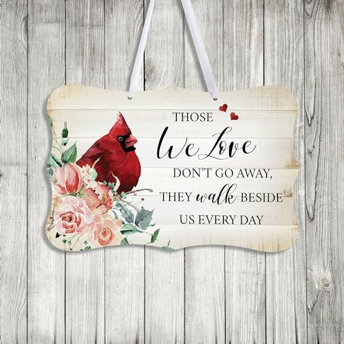 LifeSong Milestones Memorial Wall Hanging Signs Bereavement Keepsake Condolence Funeral Gift For Loss of Loved One 8x12 (Those We Love Don't Go Away (White)) - color: Those We Love Don't Go Away (White)