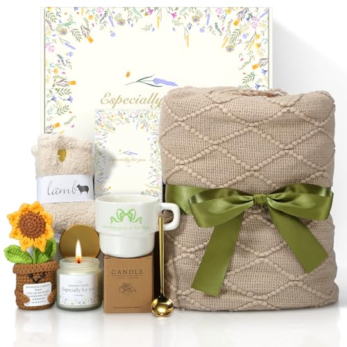 Get Well Gifts for Women Care Package - Surgery Recovery & Chemo Comfort Box, Feel Better Basket for Her After Miscarriage or Illness,Surgery Cancer, Encouraging Self-Care Gift(Green Khaki) - color: Green Khaki