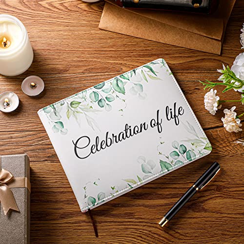 Patelai Funeral Guest Book with Pen, Celebration of Life - style: Celebration of Life