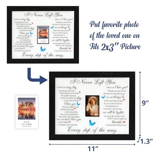 Memorial Gifts LED Shadow Box 2x3 Picture Frame Sympathy Condolences Grief - size: I Never Left You