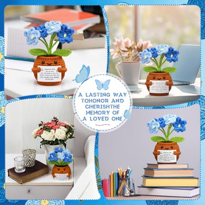 Sympathy Gift Loss of Loved One,Blue Forget Me Not Flower,Those We Love - color: Blue Forget Me Not Flower, style: Those We Love