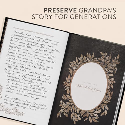 Grandpa's Story: A Memory and Keepsake Journal for My Family (Heirloom Story Books and Guided Journals)