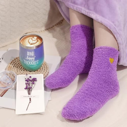 Gifts for Women, Unique Birthday Gifts for Women, Lavender Relaxing Spa Gifts Basket Get Well Soon Care Package with Luxury Flannel Blanket for Mom Her Best Friends Sister - color: Purple (Lavender Shade)