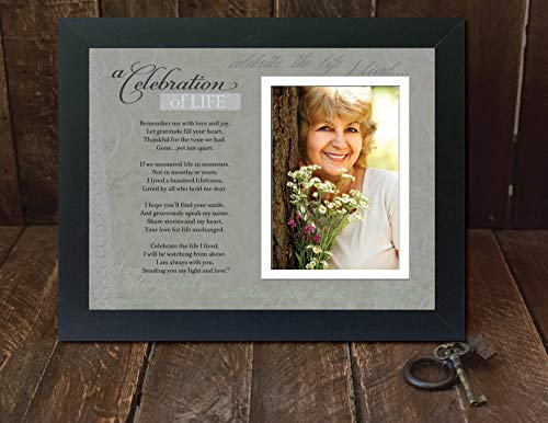 Celebration of Life Sympathy Gift Set- Memorial Picture Frame & Ornament with Celebration of Life Sentiment