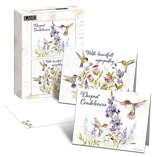 Lang, Hummingbird Sympathy Assorted Boxed Note Cards