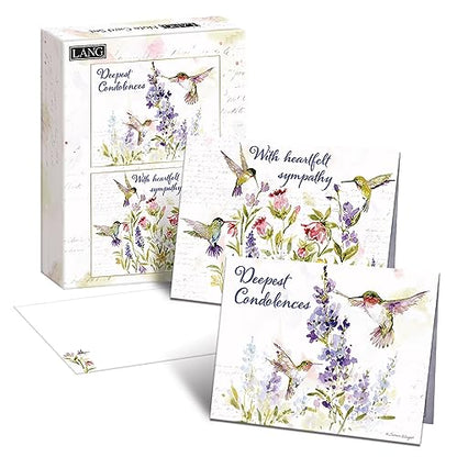 Lang, Hummingbird Sympathy Assorted Boxed Note Cards