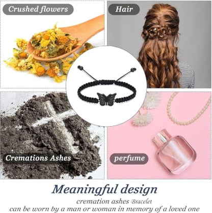 zeqingjw Butterfly Urn Bracelet for Ashes for Women Men - color: Customize