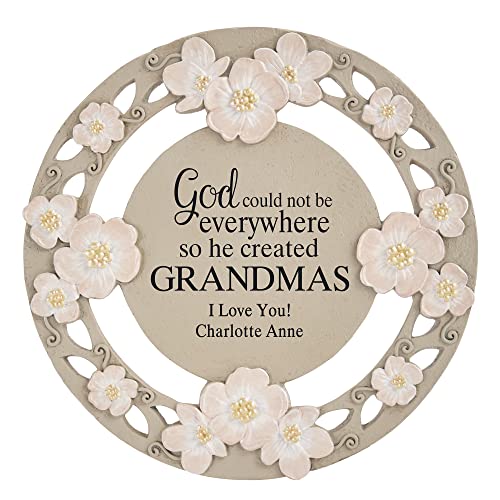 Let's Make Memories Personalized God Couldn't Be Everywhere Flower Garden Stone - for Mom - for Her - style: God Couldn't Be Everywhere