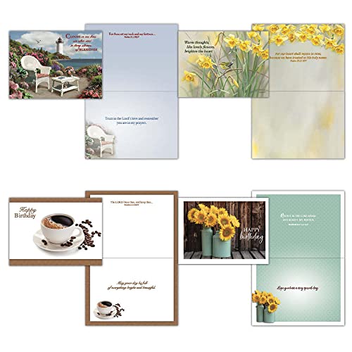 KJV Value Pack Greeting Cards, 48 Count | Versatile Religious Card Collection With KJV Scripture Helps You Celebrate Every Special Occasion