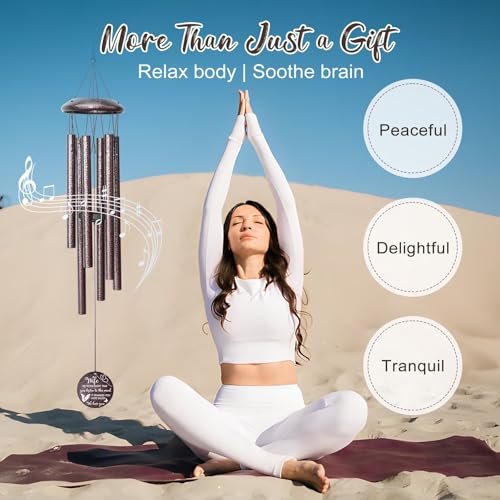 Anniversary Wind Chimes Gifts for Men Women, Happy Anniversary Decorations, 25" Wind Chimes Romantic Gift for Couple, Parents, Wife, Husband, Friends (Wife) - size: Wife