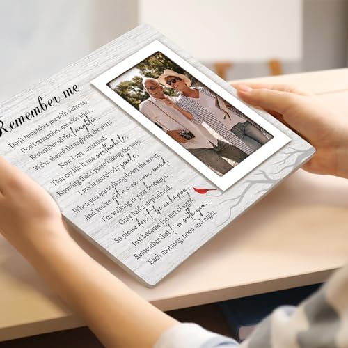 Sympathy Gift for Loss of Loved One, Memorial Picture Frame 4"x6" | Condolences Sympathy Bereavement Gift Ideas, in Memory of Loved One, Loss of Mom, Dad, Husband, Wife