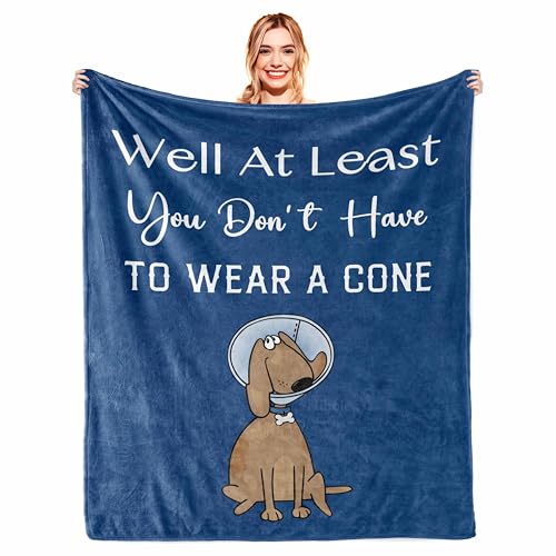 Get Well Gifts for Women/Men Blanket 50"x60", Inspirational Gifts | Humor Cancer Care/Survivor Gifts, Thinking of You Gifts for Men, Grief/After Surgery/Encouragement/Healing/Condolence Gift - color: Get Well Gifts-blue, size: 50"X60"